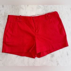Banana Republic Chino Shorts. Dark Coral. Women's Size 14. 3 inch Inseam.